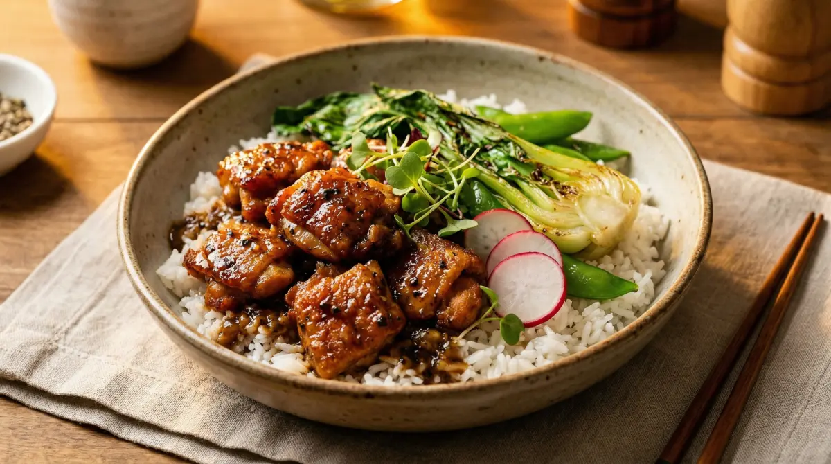 黑椒鸡腿盖饭 - 里番 人气食谱